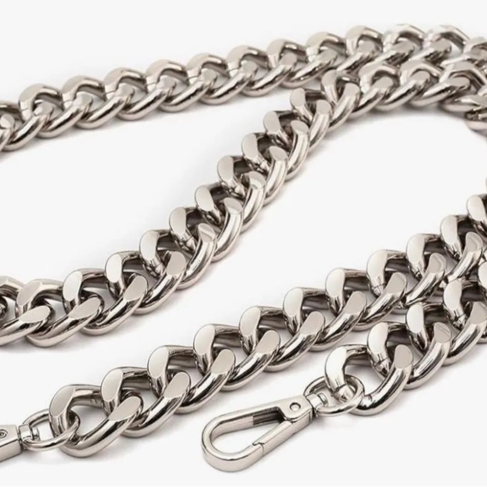 Silver or Gold chunky Chain Strap for wallet and bags